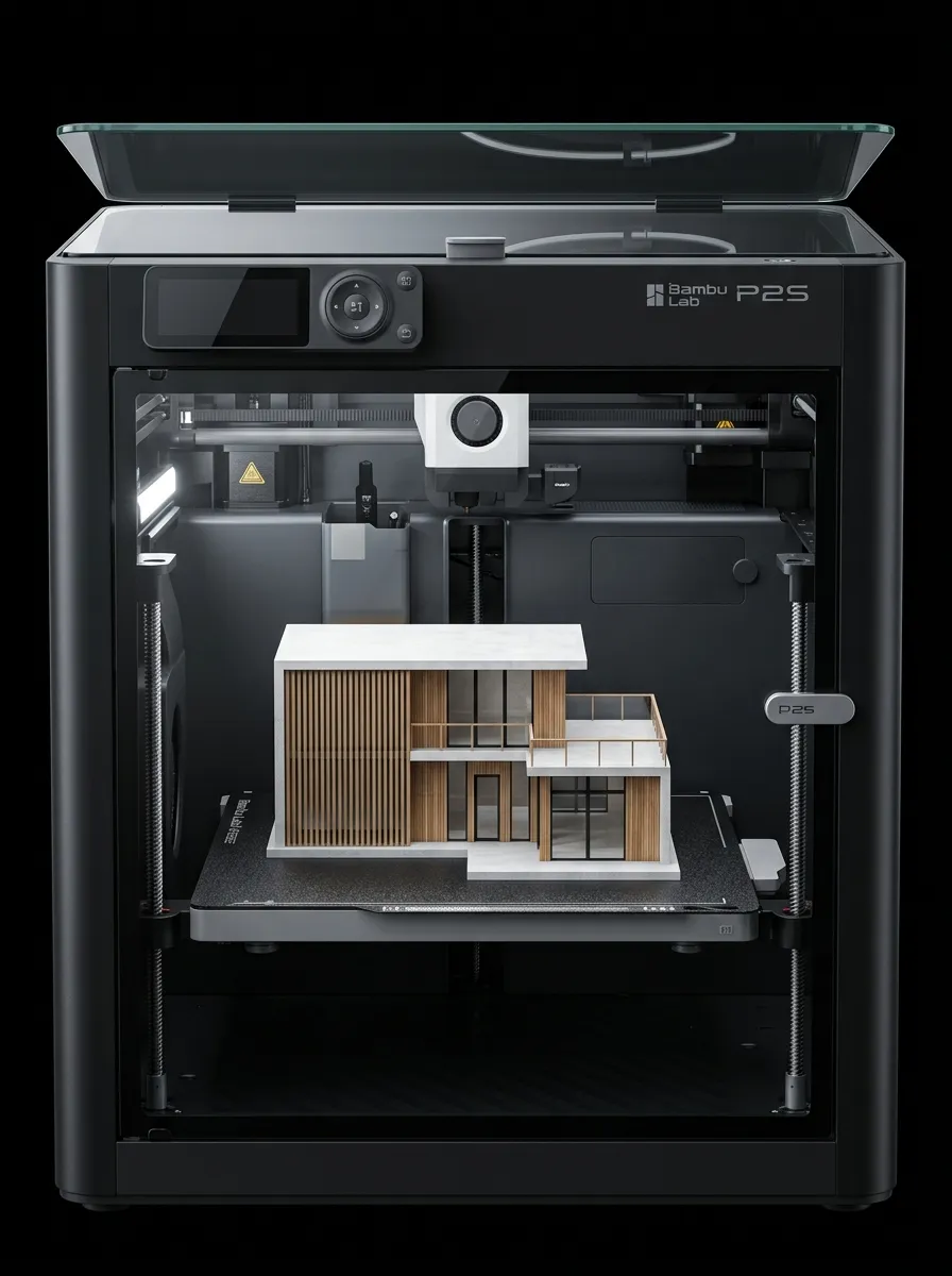 Bambu P2S Vertical Maquete